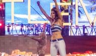 Menounos teamed with Kelly Kelly to defeat Phoenix and Eve Torres at WM 28.